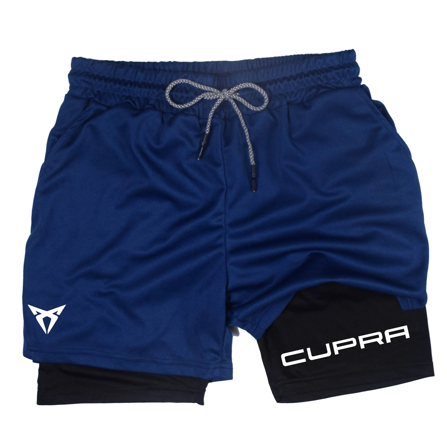 Men's Two-in-One Sports Shorts - Breathable Quick-Dry