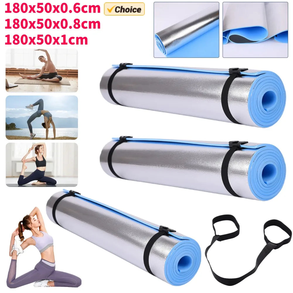 Premium Yoga Mat - 6mm/8mm/10mm Anti-Slip EVA Foam