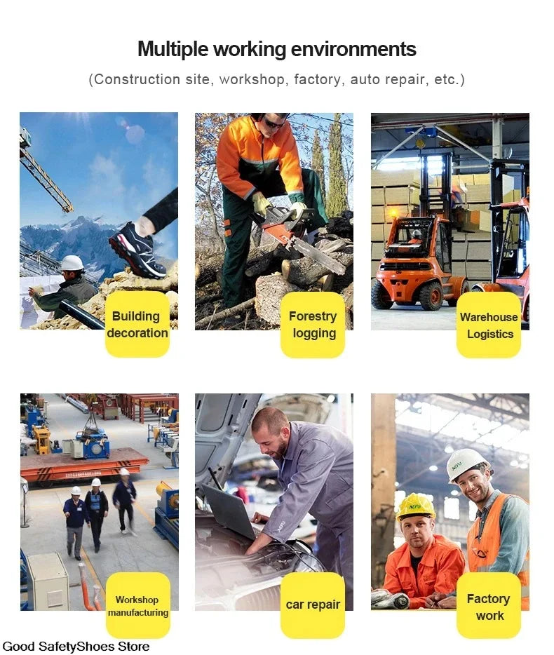 Indestructible Steel Toe Safety Shoes for Heavy-Duty Work