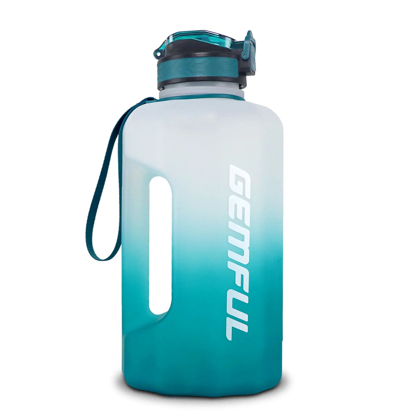 2.2 Liter Water Bottle with Straw - Large Sports Jug