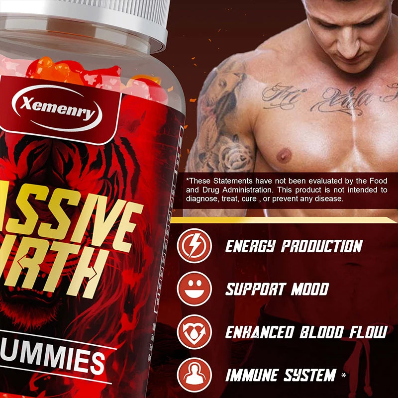 Men's Vitality Gummies - Energy & Performance Support