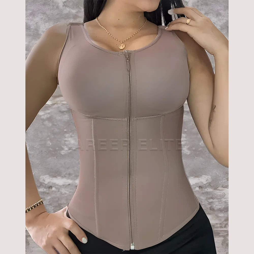 Women's Waist Trainer Vest - Corset Body Shaper Shapewear