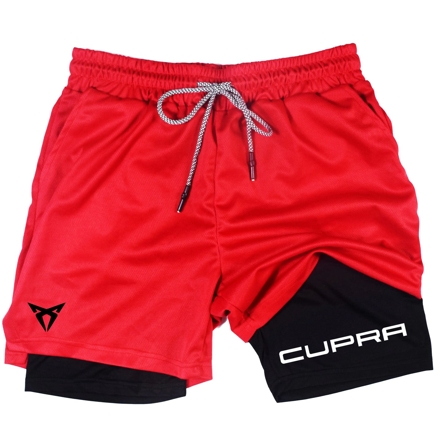 Men's Two-in-One Sports Shorts - Breathable Quick-Dry