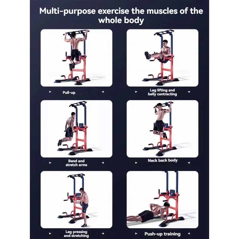 Indoor Pull-Up Bar - Floor-Standing Home Fitness Equipment