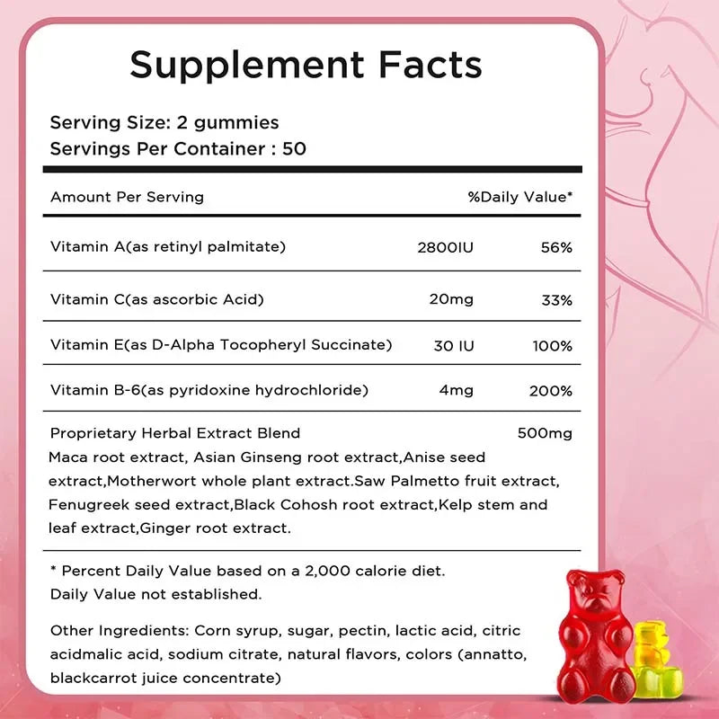 Curves Enhancement Gummies - Natural Body Support