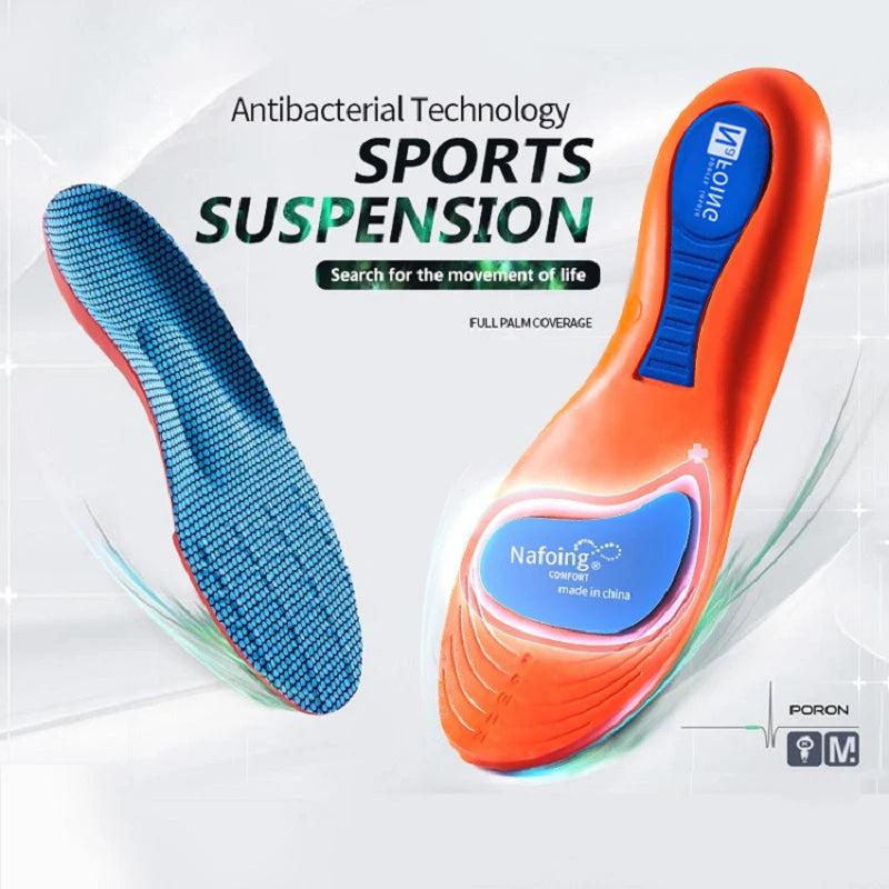 Orthopedic Sport Insoles - EVA Breathable Shock Absorption