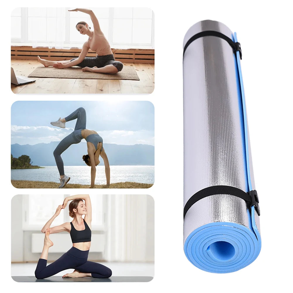 Premium Yoga Mat - 6mm/8mm/10mm Anti-Slip EVA Foam