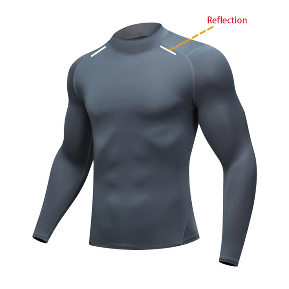 Men's High Neck Compression Shirt