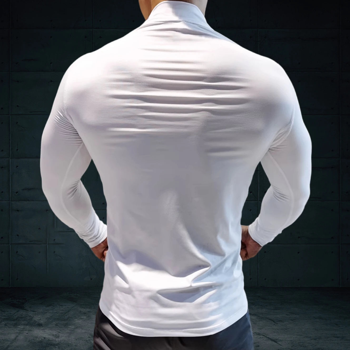 Men's High Neck Compression Shirt