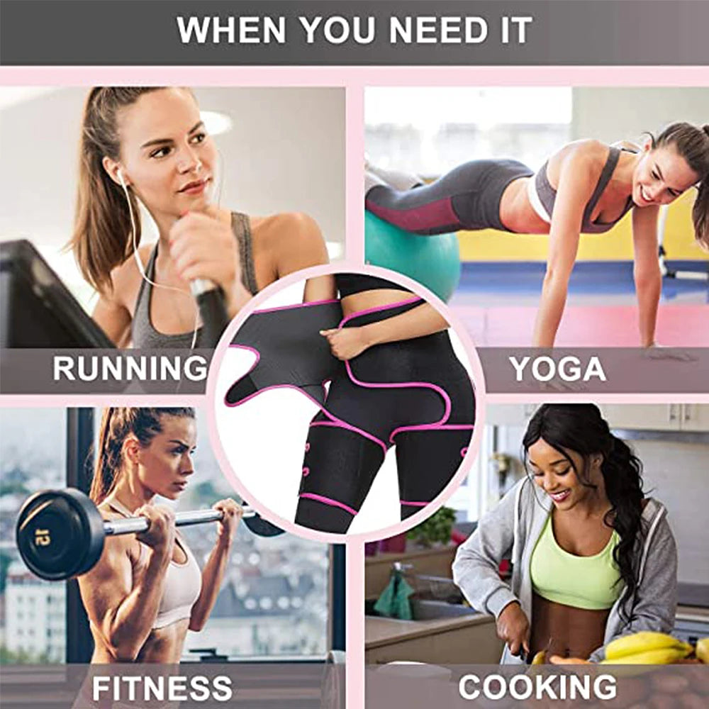 Women's 3-in-1 Waist Thigh Trimmer - Body Shaper & Butt Lifter