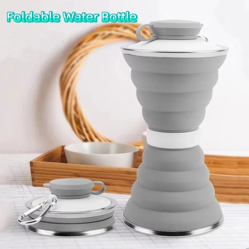 Collapsible Silicone Water Bottle - 500ml