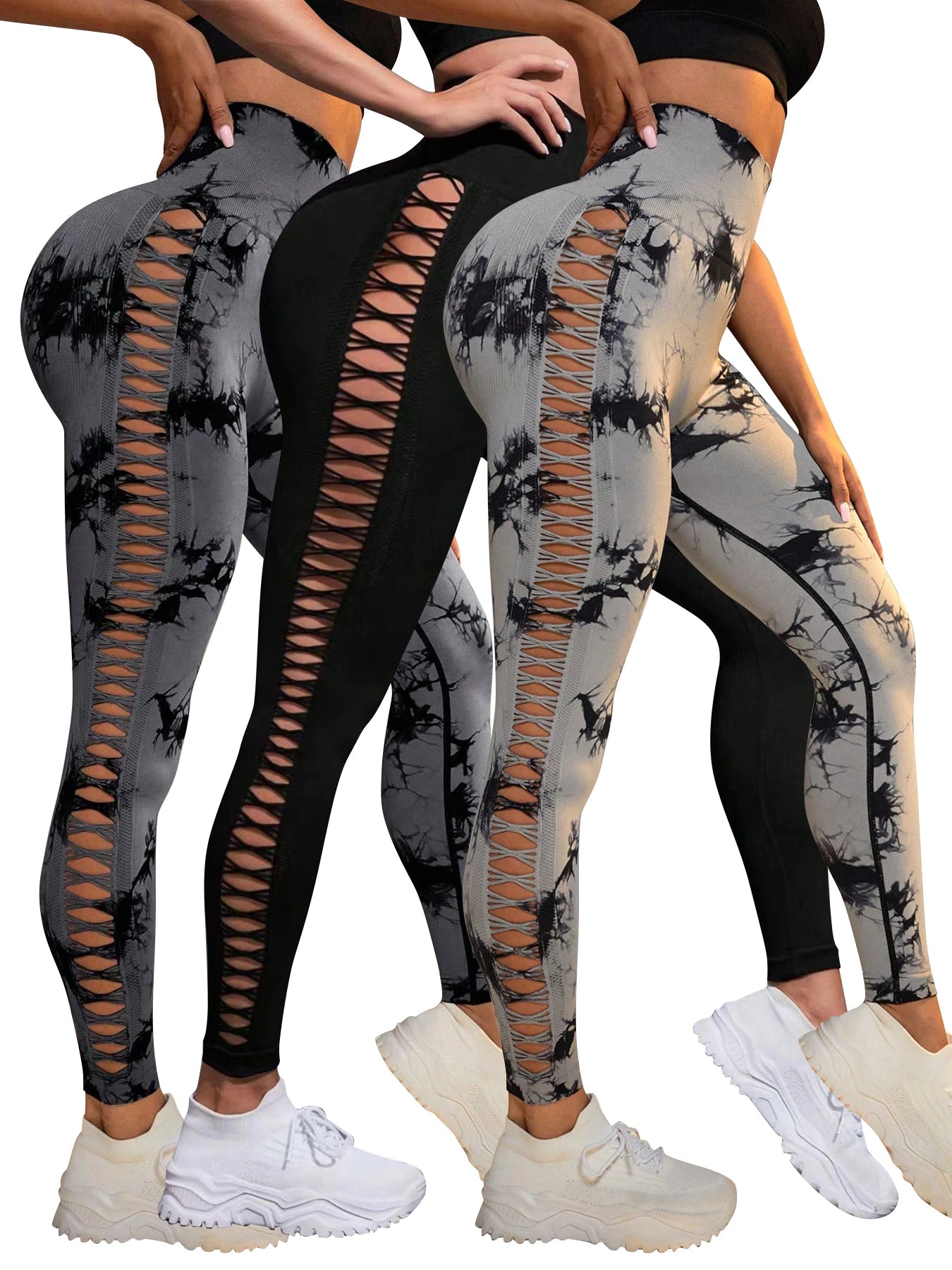 Tie Dye Seamless Leggings - High Waist Scrunch Butt Lifting