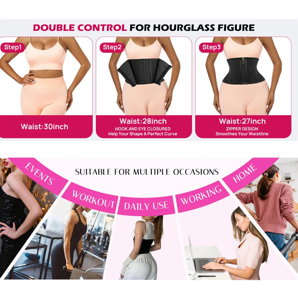 Women's Waist Trainer - Tummy Control Workout Cincher
