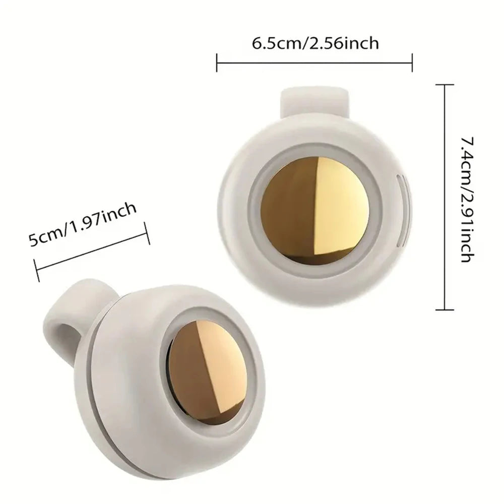 Bladeless Waist Clip Fan - 3-Speed Portable