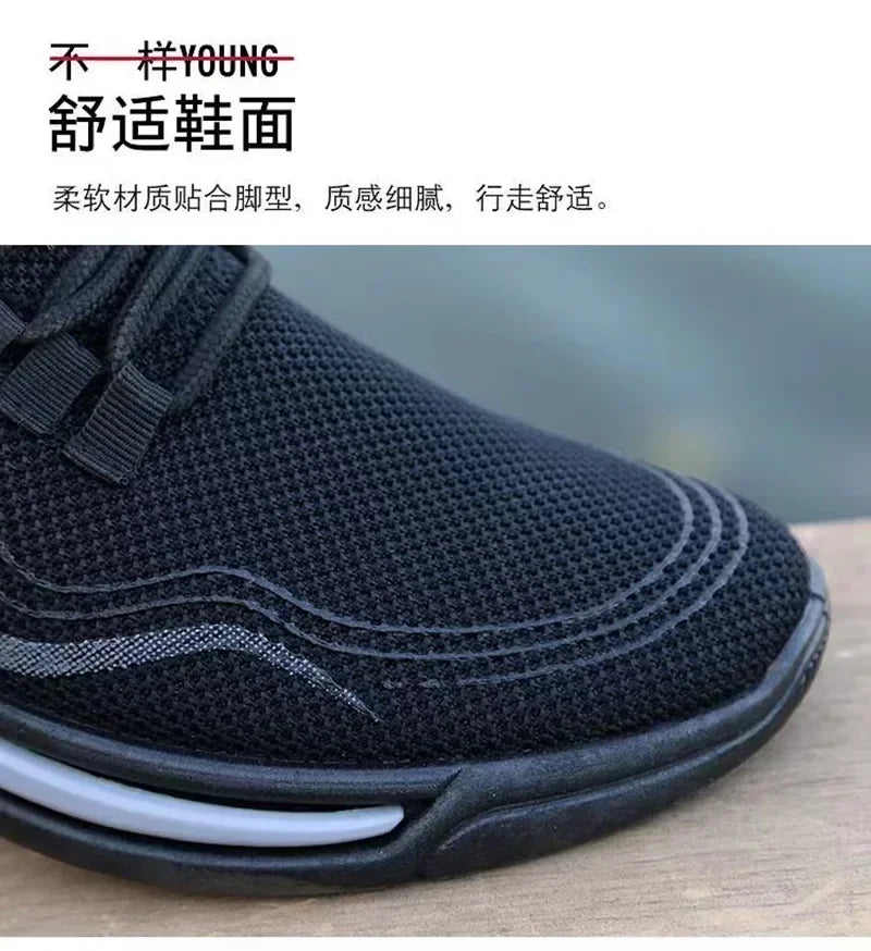 Men's Slip-On Sneakers – Breathable Walking Shoes