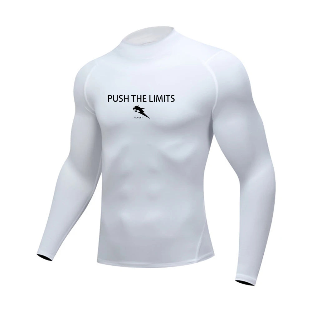 Men's High Neck Compression Shirt