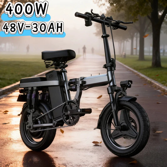 Foldable Electric Bike 400W 48V 30Ah – Urban Commuter
