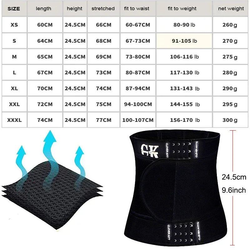 Men's Waist Trainer Belt