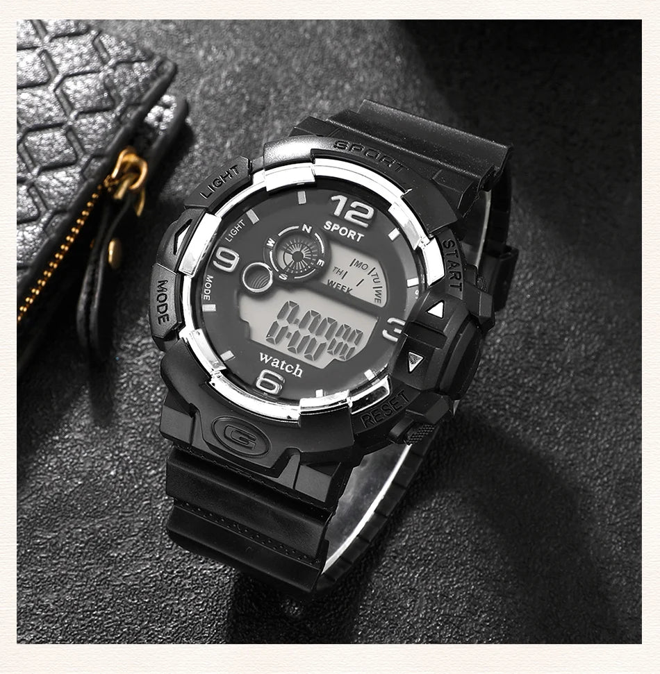 Luminous Men's Sport Watch - LED Digital Waterproof Watch