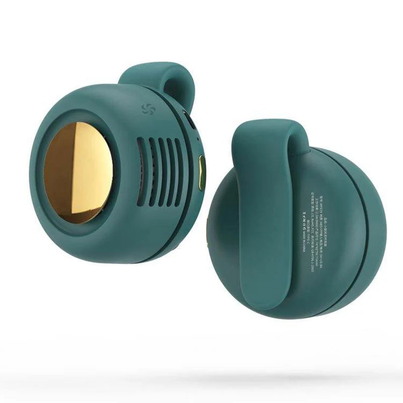 Bladeless Waist Clip Fan - 3-Speed Portable
