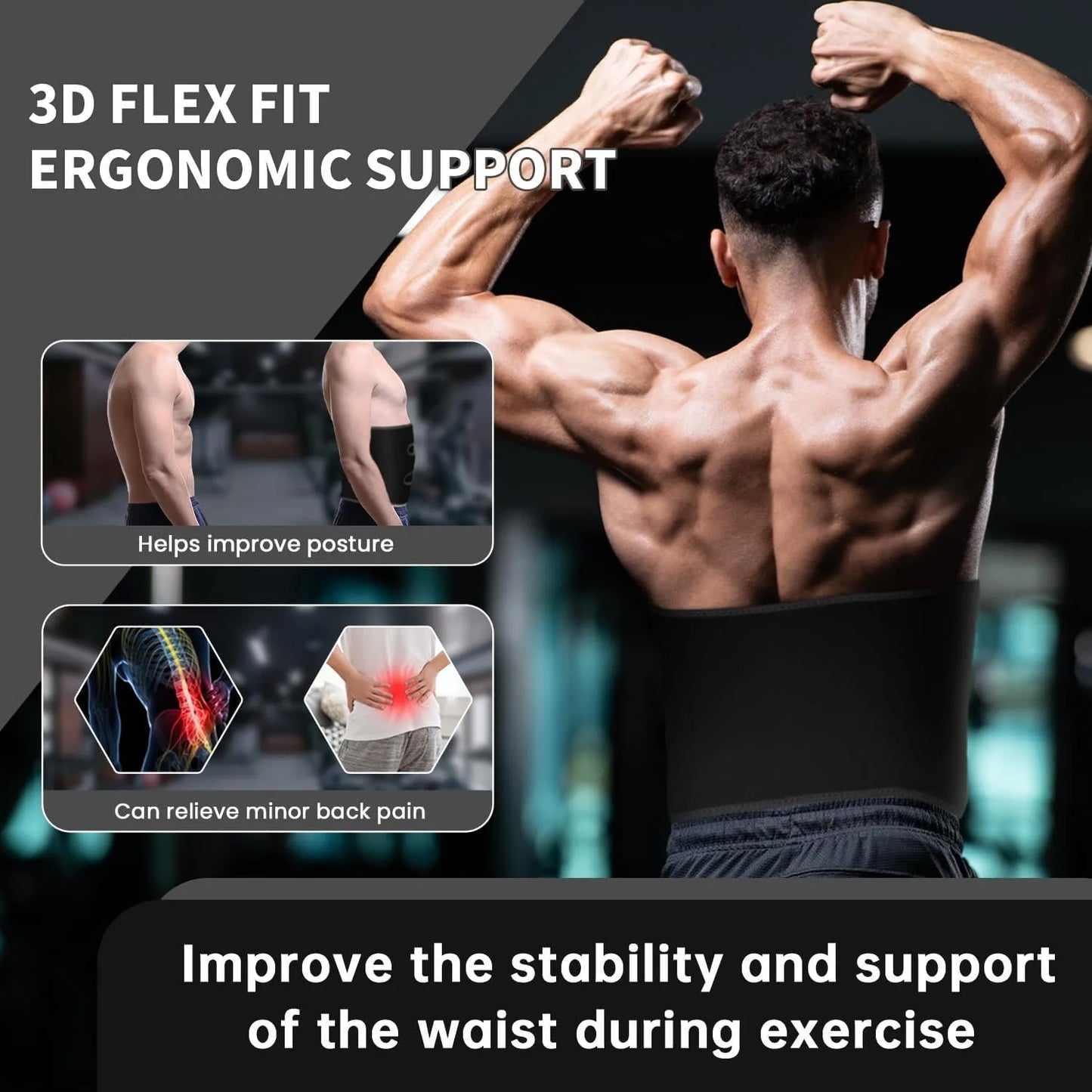 Sweat Waist Trimmer Belt
