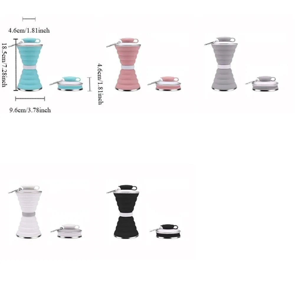 Collapsible Silicone Water Bottle - 500ml
