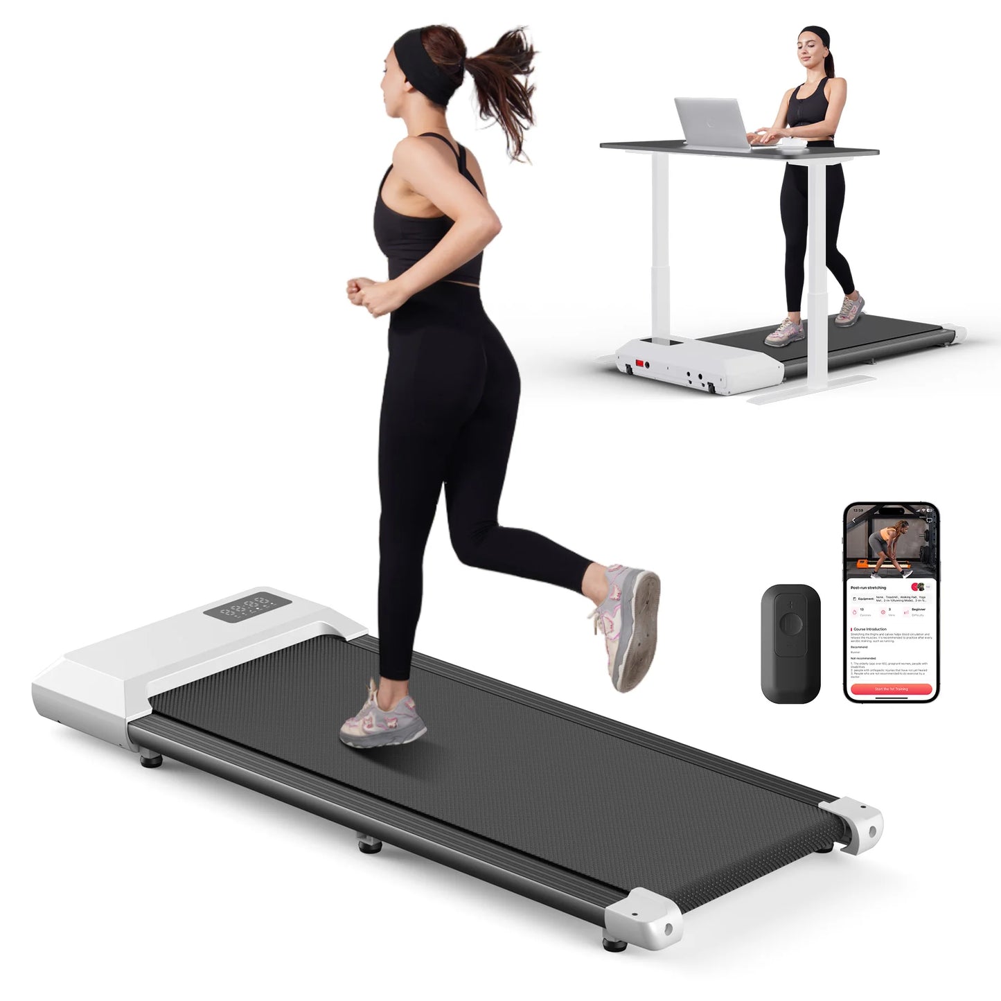 Home Treadmill 2.5HP – 300 lbs Walking & Running Machine
