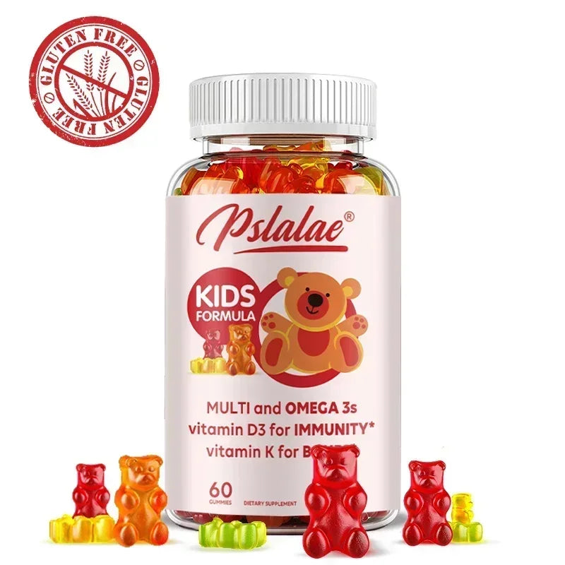 Kids' Daily Gummy Vitamins - 13 Essential Nutrients & Omega 3