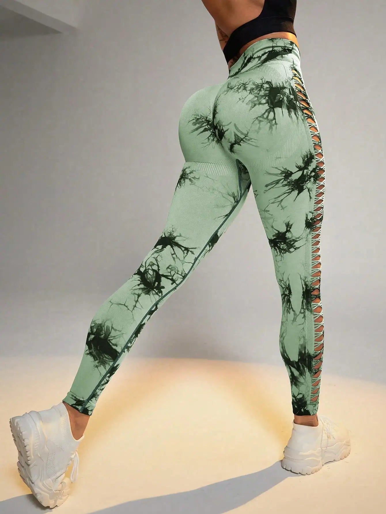 Tie Dye Seamless Leggings - High Waist Scrunch Butt Lifting