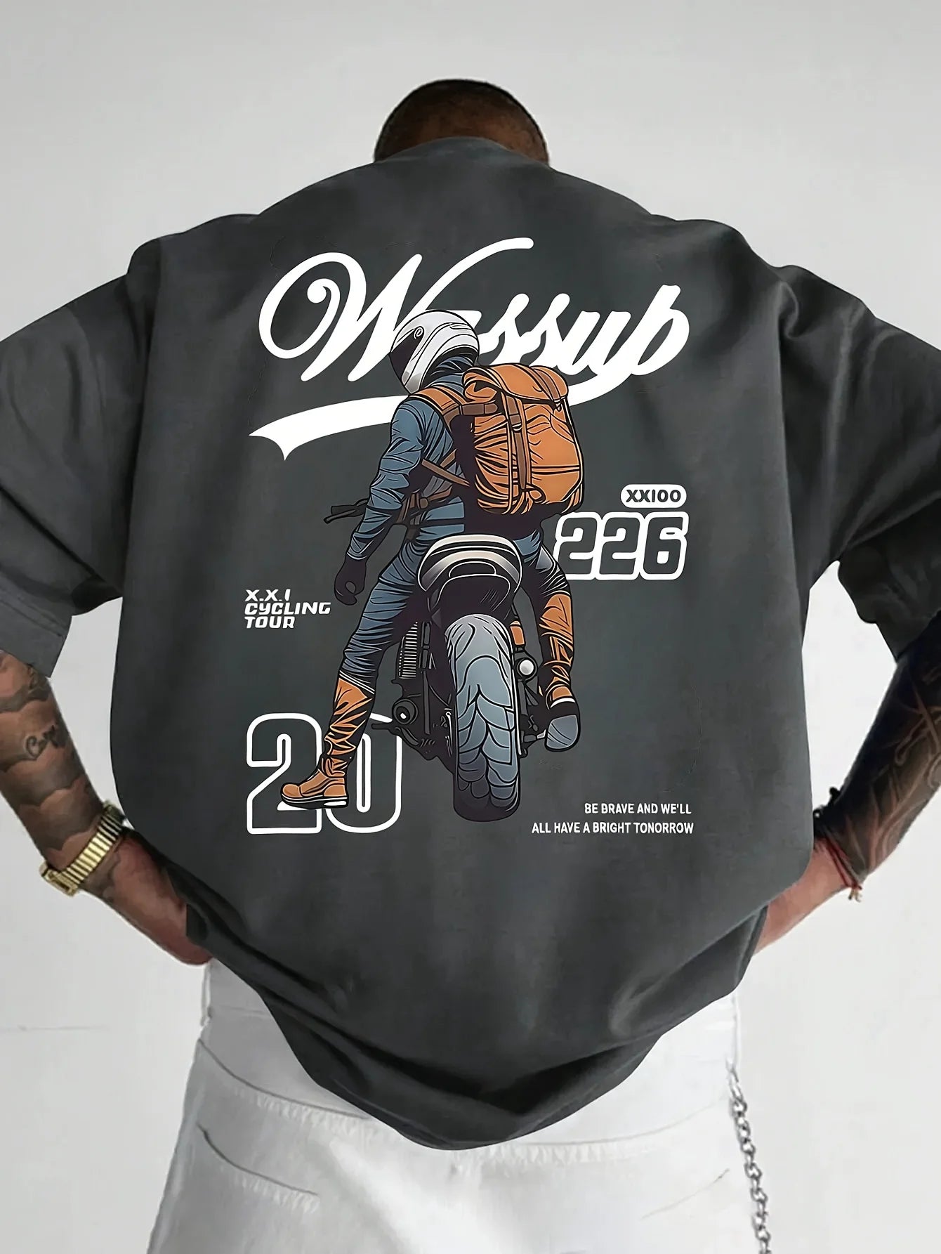 Men's Gym Motivational T-Shirt - No Excuses Athletic Top