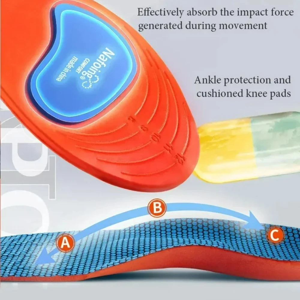 Sport Insoles - Shock Absorption Breathable Cushion Inserts