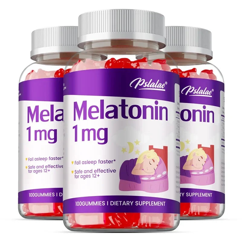 Melatonin Sleep Gummies - 1mg Stress Relief & Better Sleep