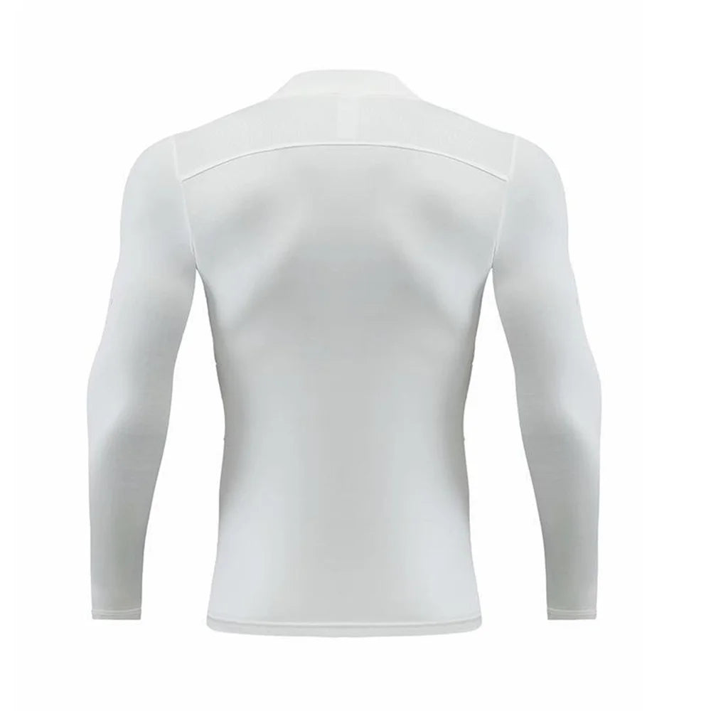 Men's UV Protection Compression Shirt - Long Sleeve Athletic Top