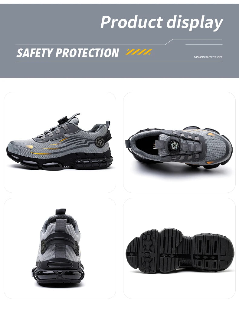 Indestructible Steel Toe Safety Shoes for Heavy-Duty Work