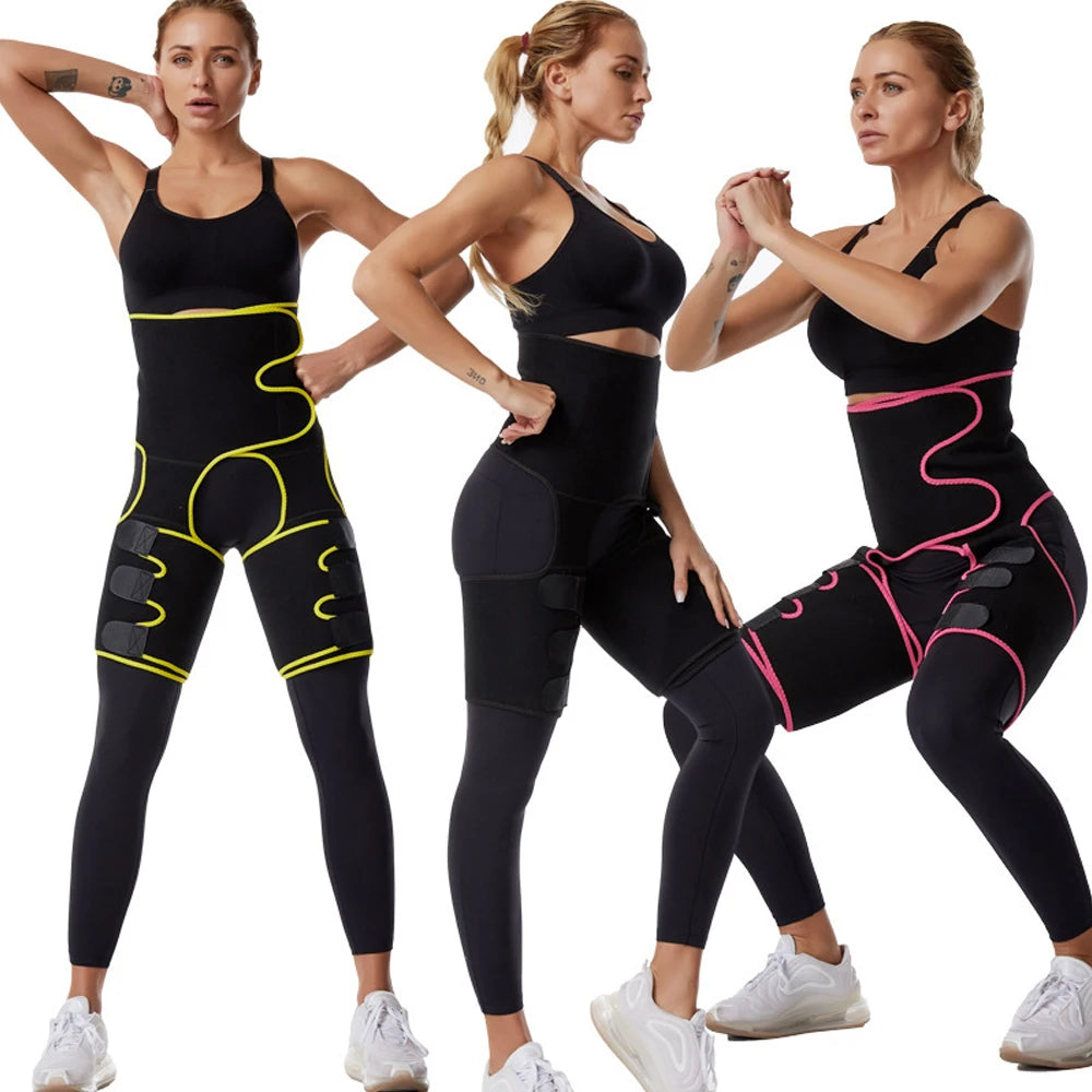 Women's 3-in-1 Waist Thigh Trimmer - Body Shaper & Butt Lifter