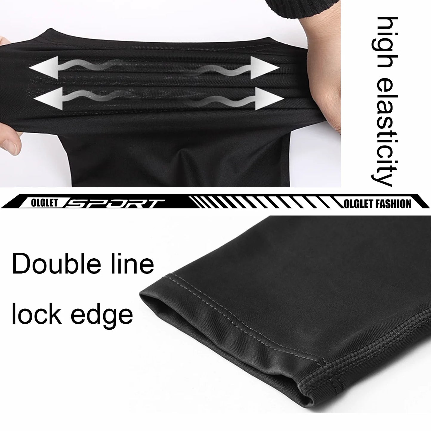 Men's Compression Long Sleeve Shirt - Quick Dry Gym Workout Bodybuilding Top
