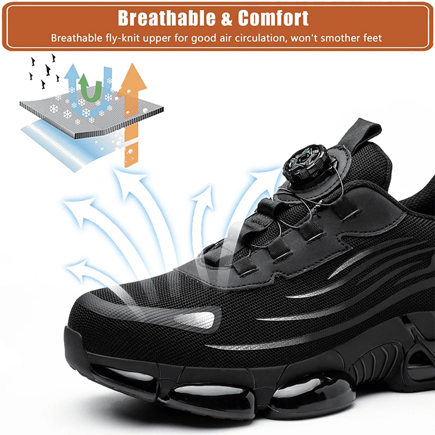Indestructible Steel Toe Safety Shoes for Heavy-Duty Work
