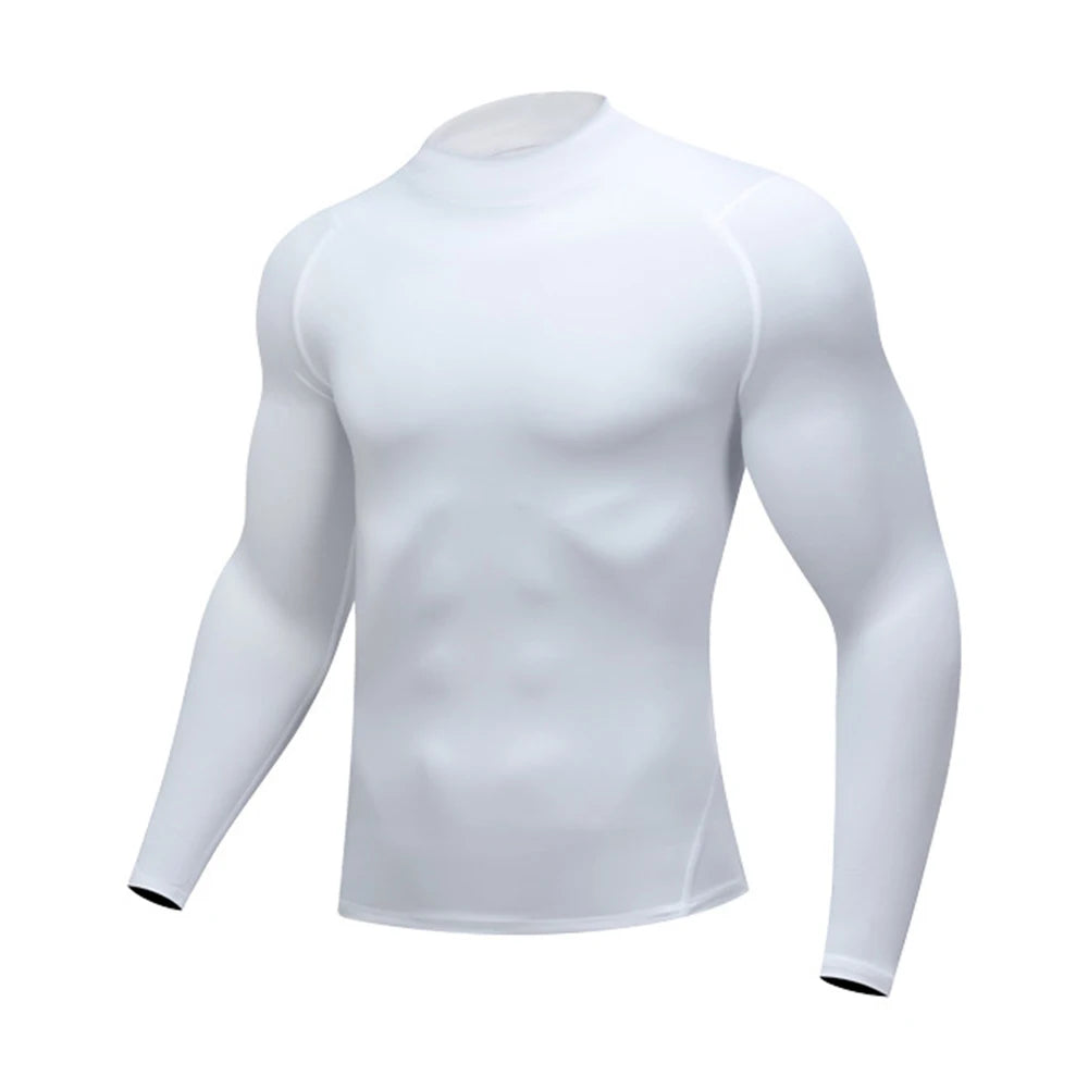 Men's High Neck Compression Shirt