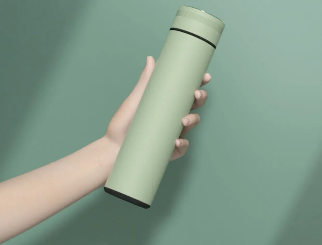 Insulated Thermos Bottle with Temperature Display - 500ml