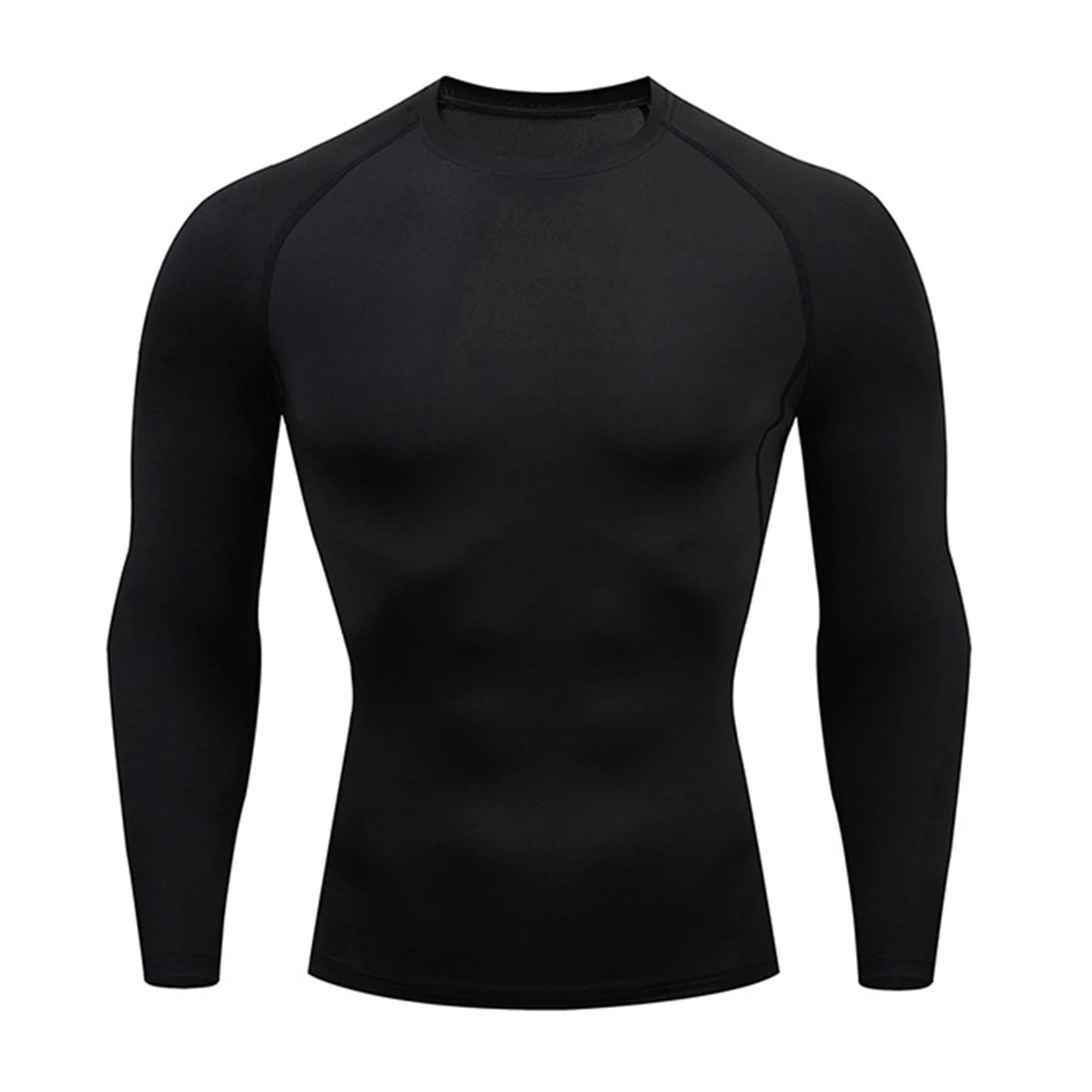 Men's Compression Long Sleeve Shirt - Quick Dry Gym Workout Bodybuilding Top