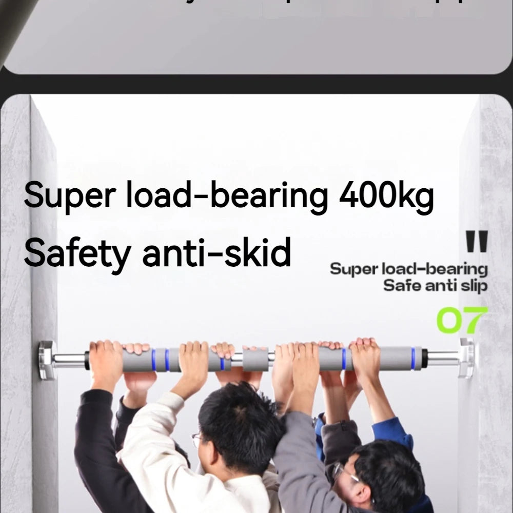 Telescopic Doorway Pull-Up Bar - Non-Slip Chin-Up Fitness Equipment