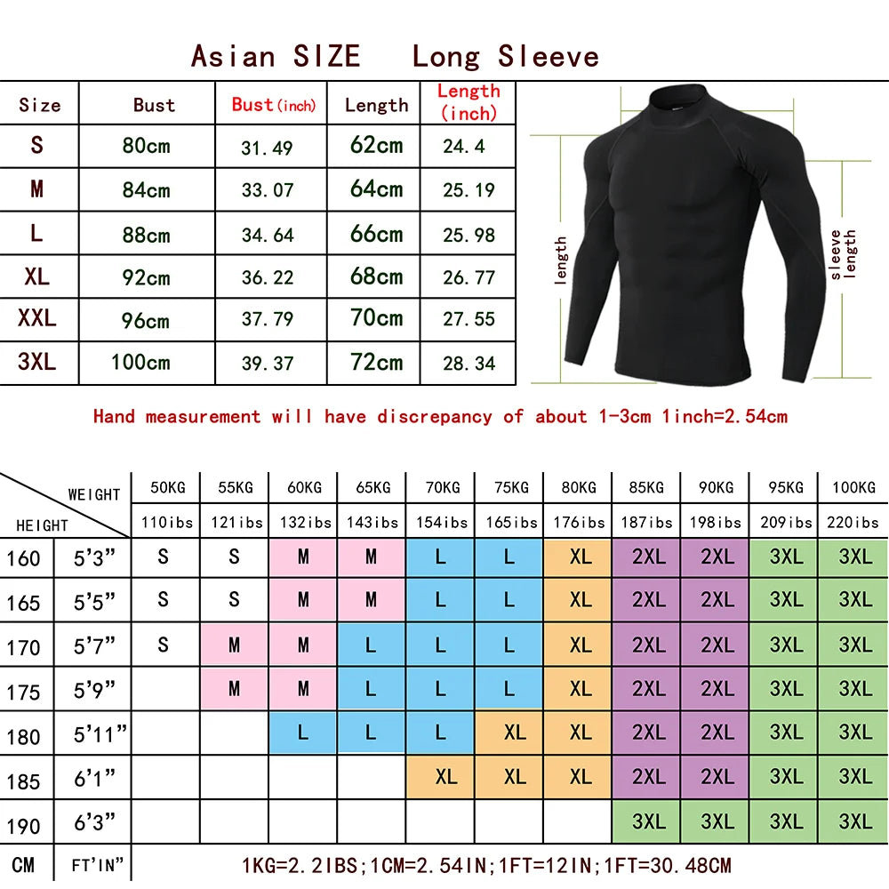 Men's Graphic Print Compression Top