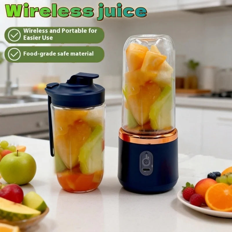 Double Cup Portable Blender - USB Juicer Fruit Mixer