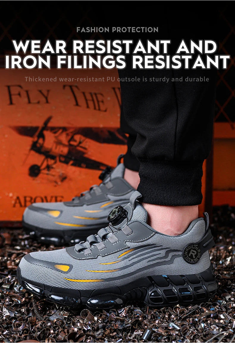 Indestructible Steel Toe Safety Shoes for Heavy-Duty Work