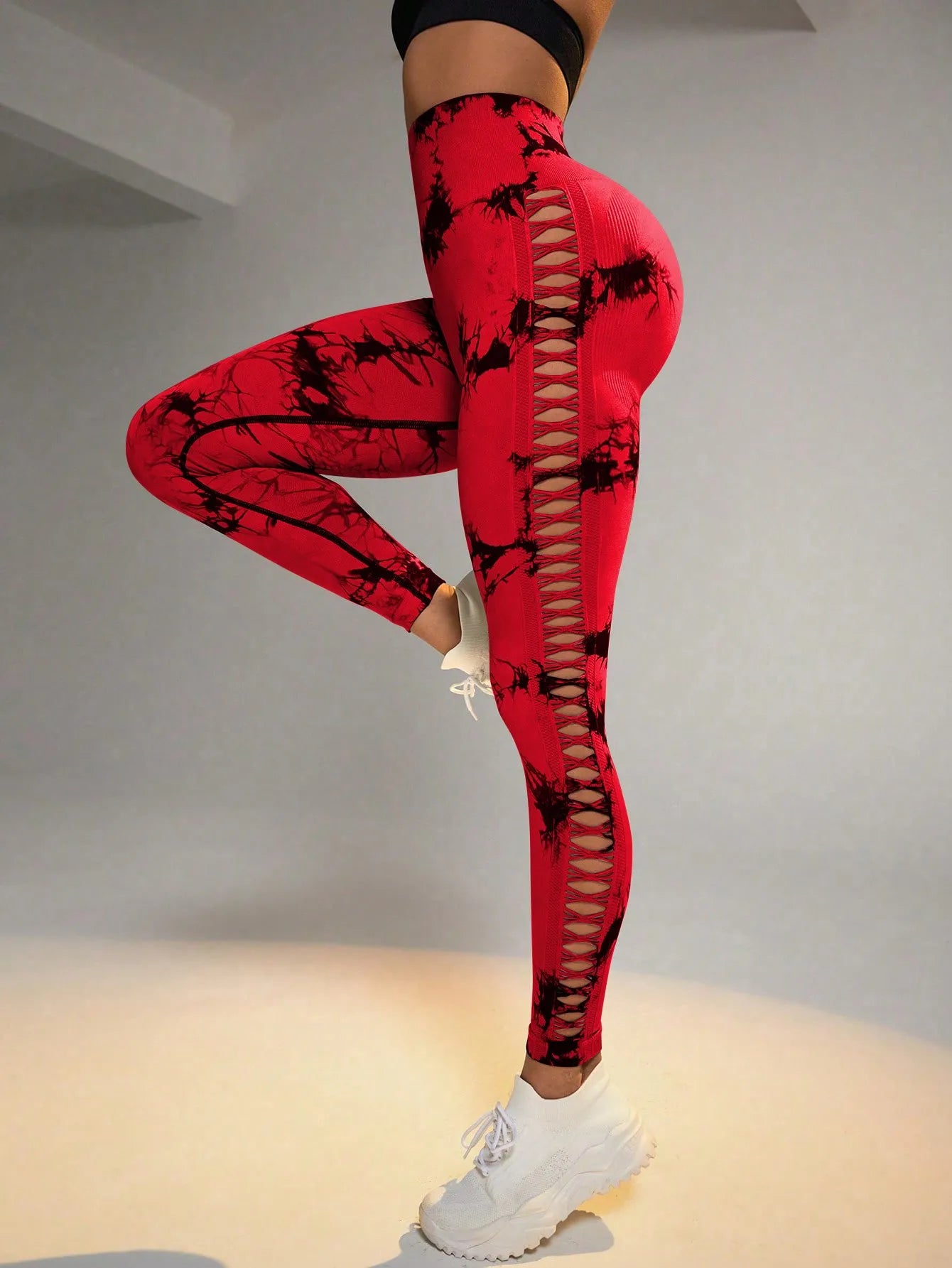 Tie Dye Seamless Leggings - High Waist Scrunch Butt Lifting