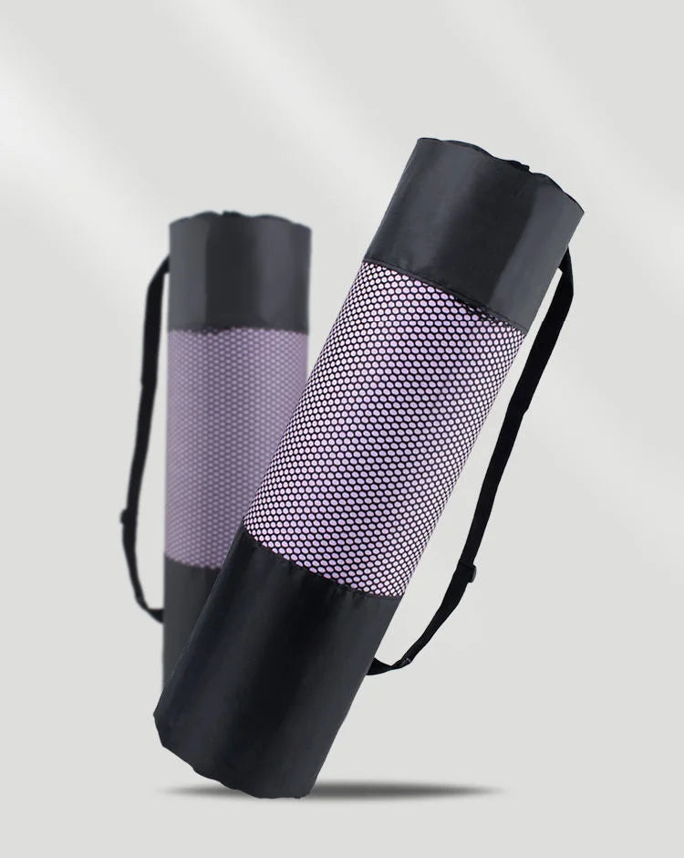 Yoga Mat Carry Bag with Mesh Pocket & Adjustable Strap