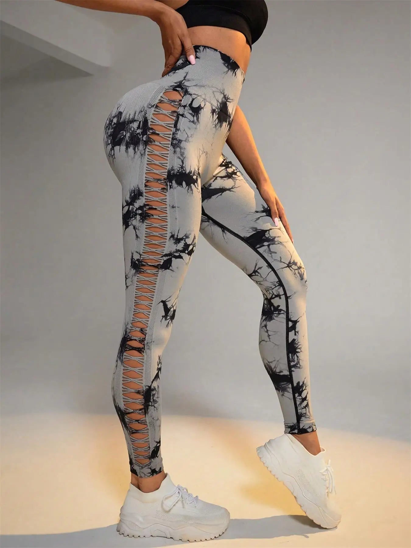 Tie Dye Seamless Leggings - High Waist Scrunch Butt Lifting