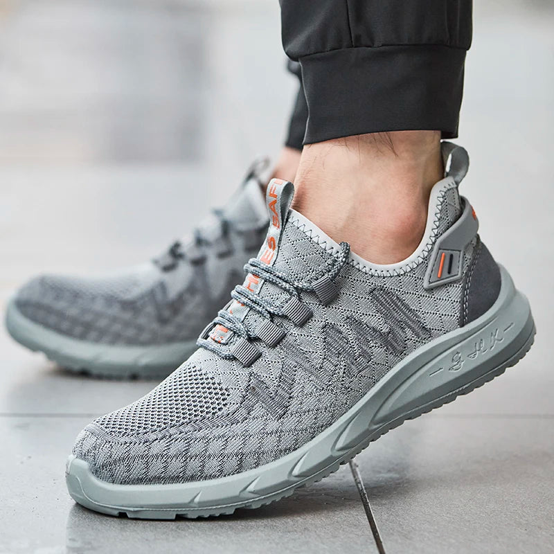 Steel Toe Work Shoes – Lightweight, Breathable Safety