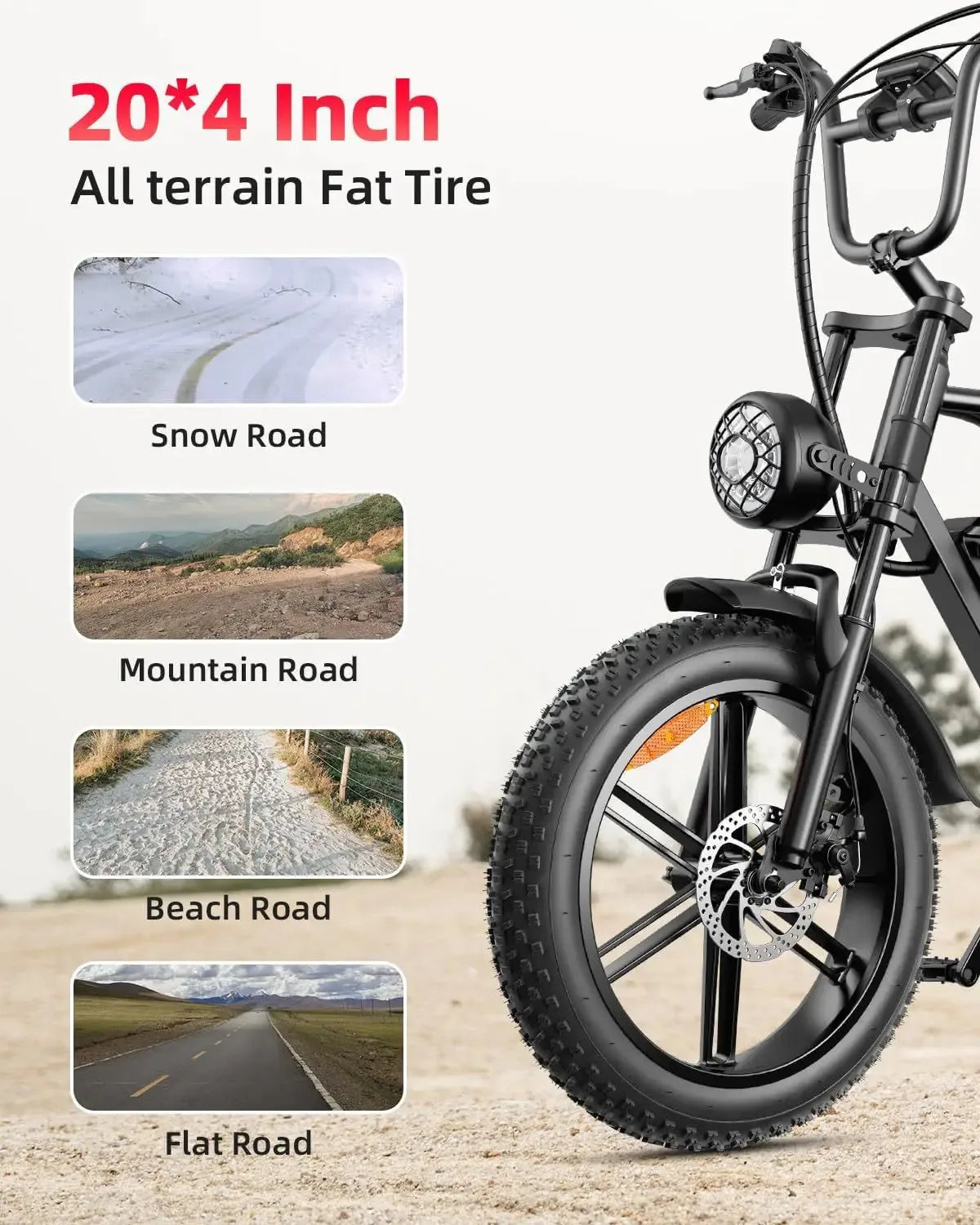1000W Electric Bike 48V 15Ah – Off-Road & City Power