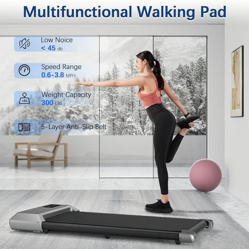 Home Treadmill 2.5HP – 300 lbs Walking & Running Machine